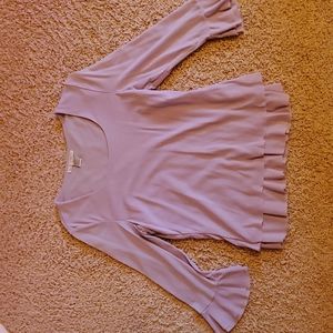 Petite Sophisticate lavender blouse